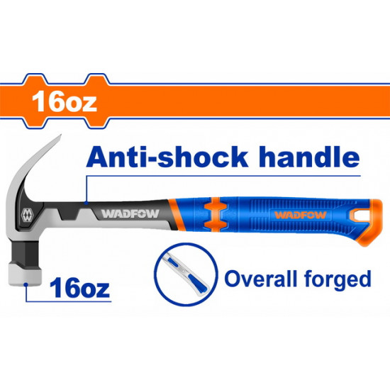 WADFOW ΣΦΥΡΙ ΠΡΟΚΟΒΓΑΛΤΗΣ Anti-shock 16oz / 450gr (WHM8316)